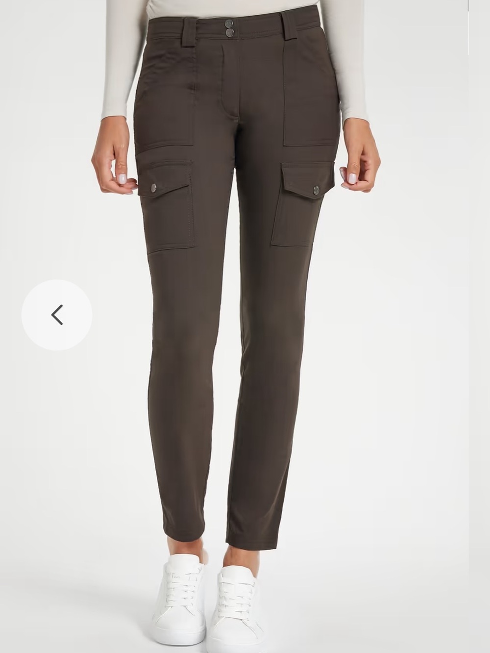 Anatomie “Kate” Skinny Cargo Pant in sold out color Espresso